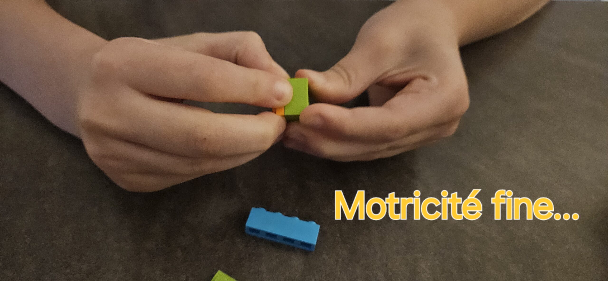 motricité fine avec les legos